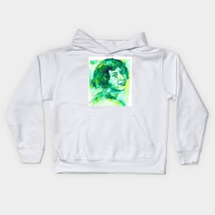 SIMONE WEIL - watercolor portrait .3 Kids Hoodie